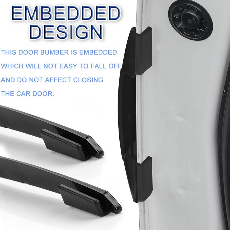 Car Door Edge Guards Protector - 4Pcs Auto Anti-Collision Crash
