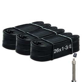 Shinko 64732 Bicycle Tubes, Set of 3, 26 Inches, 1.0 x 0.1 x 0.3 inches (48 mm), English 1.9 inches (48 mm), Front and Rear Plus Spare Tubes, Bicycle Puncture Repair, Mamachari, Light Car, Electric