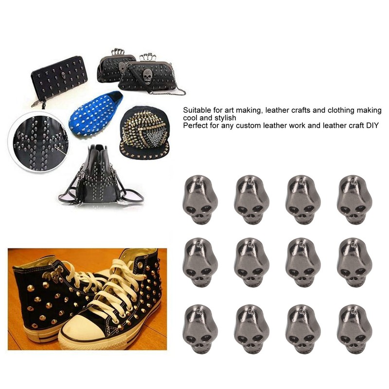 150 Sets Skull Rivets Punk Style DIY Ghost Head Rivets