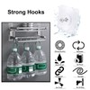 AIERSA Heavy Duty Adhesive Hooks, Wall Hooks for Hanging, Screw