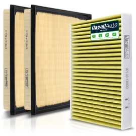 Dacall Engine & Cabin Air Filter Set for Toyota Sequoia V6-3.4L (2023-2025), Tundra V6-3.4L (2022-2025). Replace 17801-F4010, CAF15028C