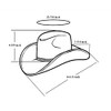 THE CELL Straw Cowboy Hat (Winged Skull_Black)