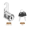 PATIKIL Cabinet Drawer Lock with Keys 3 Pcs 1" (25mm)