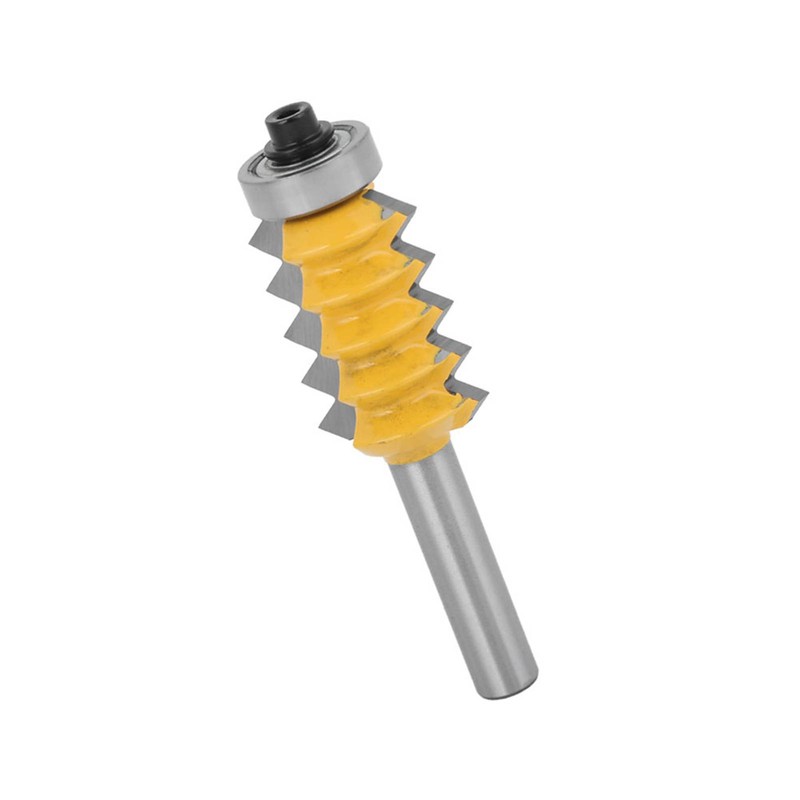 8 Shank Woodworking Cutter Rail Stile Router Bit Line Wave