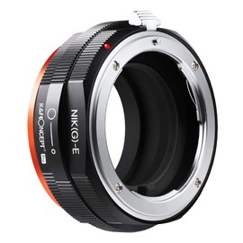 K&F Concept M18105 Nikon G-NEX High Precision Lens Adapter Ring with Aperture Ring Nikon G Adapter Lens Adapter for Nikon G/F/AI/D Lens to Sony E-Mount/NEX Camera