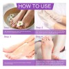 Mascarilla Exfoliante Pies Lavanda 1 Par + Aliver Renovación