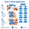 Precut Kinesiology Tape for Bunion Support – 10 Breathable Cotton