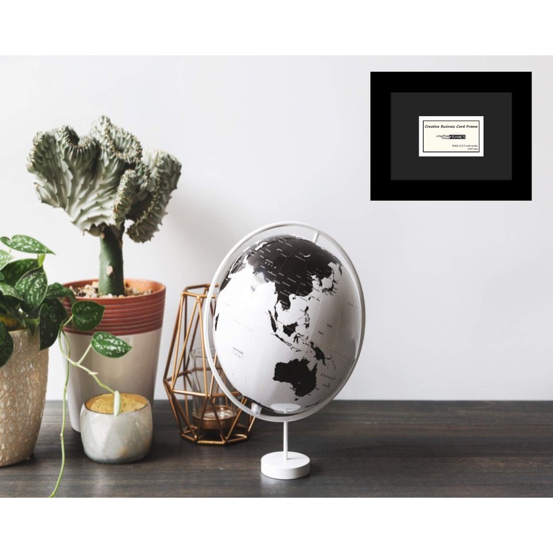 Creative Picture Frames 12-2" x 3.5" Opening Black Business Card