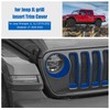RT-TCZ for Wrangler JL Mesh Front Grille Grill Insert Headlight