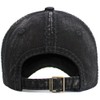 KBVT-836 BLK Urban Fashion Vintage Baseball Cap Distressed Washed Dad