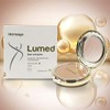 Lumed Base de Maquillaje Compacta, Aclarante y Despigmentante, Protector solar