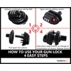 MJs Night Trigger Combination Lock for Low Level Lighting(3 Pack).