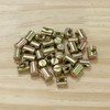60 PCS M6 M8 Barrel Nuts,Slotted Dowel Nuts for Furniture,Beds,and