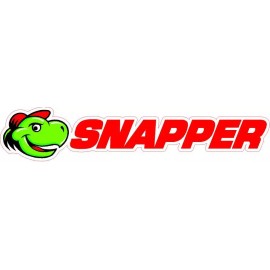 Snapper Turtle lawnmower Waterproof Decal Sticker Emblem Tractor mower - 4" x .81"