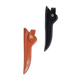 Ipetboom 2pcs Hairdresser Scissors Protective Cover Hairdressing Scissor Cover Scissor Protector Barber Shear Bag Leather