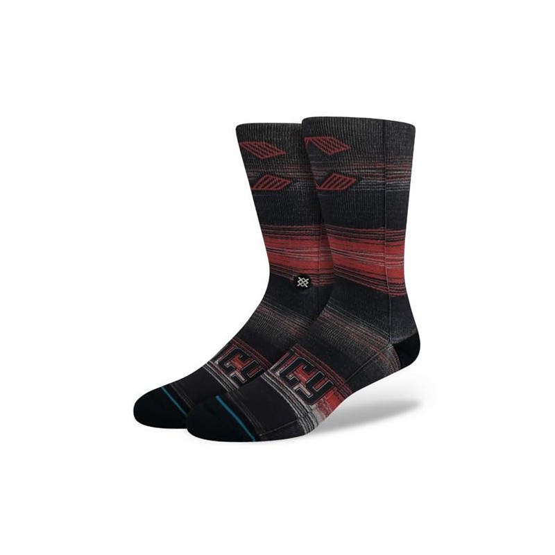 Stance 01010 REDS CC CREW RED Socks, RED (01010)