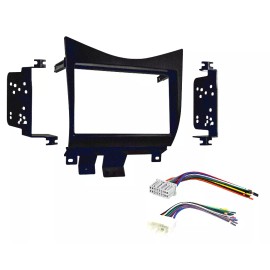 225 DOUBLE DIN Car Radio Stereo Dash Kit Harness Combo for 2003-2007 Honda Accord