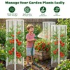 KLLOUZE 3PCS Garden Bird Netting for Tomato Cage with Zipper