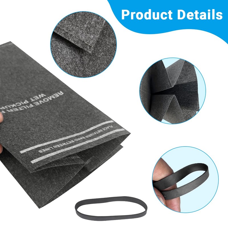 12 Pack CMXZVBE38737 Dry Filter Bags Replacement for Craftsman 2