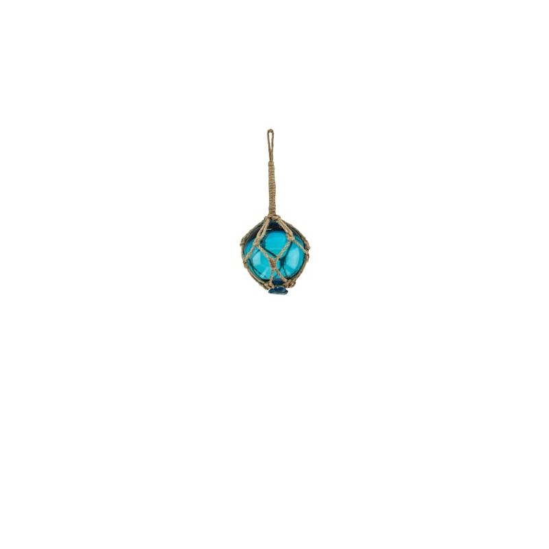 Sea-Club Fishing Ball Maritime Decorative Glass / Rope Diameter 8