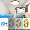 HOVENLA 19.7 Inch Round LED Ceiling Light Fixture, 36W Dimmable