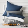 Bedsure Cushion Cover 40 x 80 cm Cotton Grey -