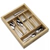 Mikasa Essex Satin 65-Piece Stainless Steel Flatware Set with Wood