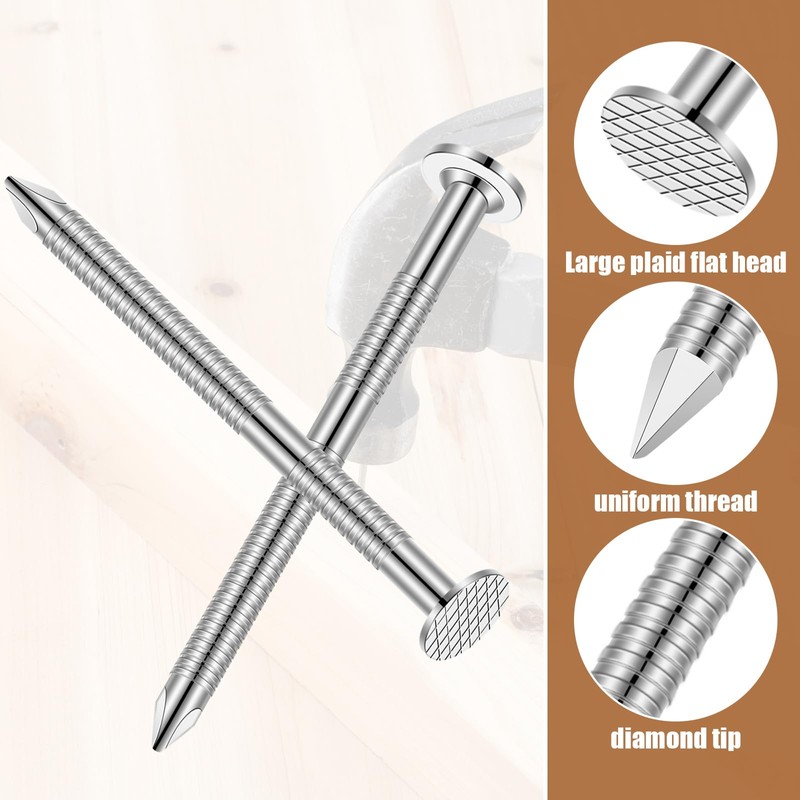 Tandefio 2 Pound Box Siding Nails Roofing Tile and Slating