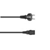 Hama Power cable, earthing contact plug - 3-pin IEC cable,