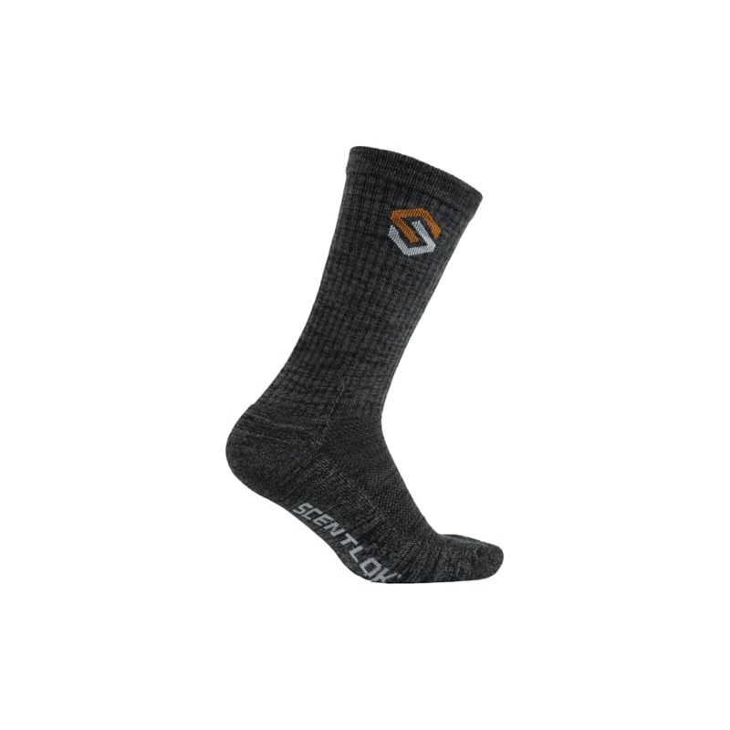 Scentlok - Calcetín para hombre (gris, grande)