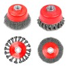RUCUDIM Wire Brush Angle Grinder Flex, Cup Brush Angle Grinder,