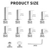 M5 Screws Set, 279 Pcs Nuts and Bolts Set, Hex