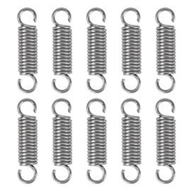 GUNGY Tension Springs with Hooks Stainless Steel Tension Spring Tension Spring 40 mm Outer Diameter 10 mm Wire Diameter 1.6 mm Maximum Tension 7.90 kg 1.6 x 10 x 40 mm Pack of 10