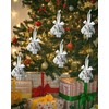 Christmas Bell Ornament with Angel Wings & Heart, It's a
