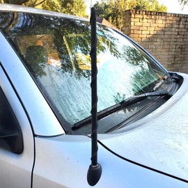 KSaAuto16 Inch Antenna for Toyota Tundra Tacoma FJ Cruiser Accessories 1995-2023 2024, Spiral Rubber Car Toyota Tundra Tacoma Antenna Replacement Upgrade AM FM Radio Reception