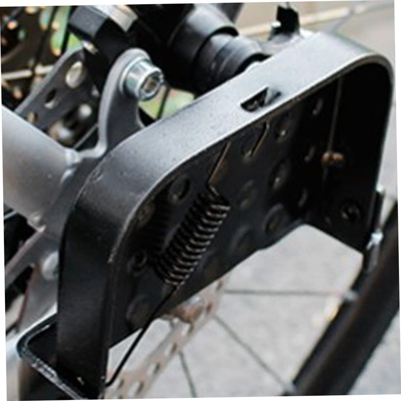Zerodeko 2Pcs Foldable Backseat Bike Pedals Durable Cycling Rear Wheel