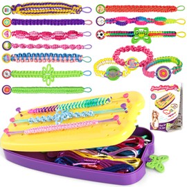 Friendship Bracelet Making Kit, String Bracelets Maker Craft, Kids Jewelry Making Kit, Arts and Crafts for Kids, Christmas Birthday Gifts for Girls