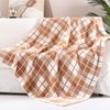 Panku Plaid Blanket, Ultra Soft Cozy Throw Blanket, Warm Fluffy