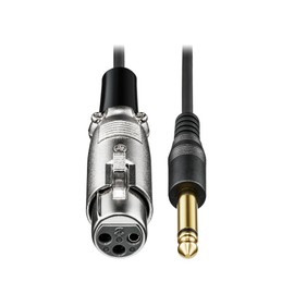 Audio-Technica XLR Cable Microphone Cable (XLR Female to φ0.25 inch (6.3 mm) Mono Standard Plug), 9.8 ft (3.0 m), Dynamic Microphone, Mixer, Amplifier Audio Cable