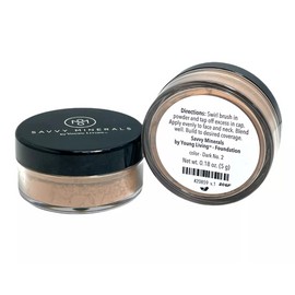 Savvy Minerals By Young Living Foundation Dark No. 2 (0.18oz.) Lot Of 2