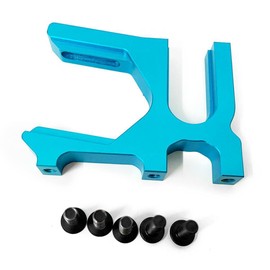 AIXXCUVQ 1pcs Aluminum Alloy Motor Mount for 6S 1/7 Monster Trucks Adjustable RC Car Accessories Replacement Parts, Blue