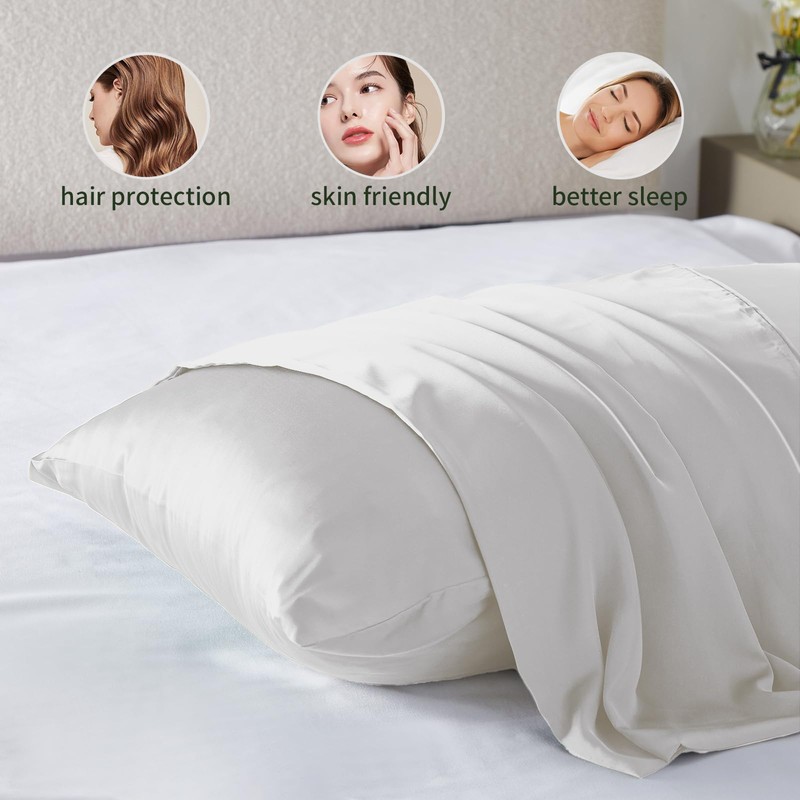 Silk Pillowcase for Hair and Skin Mulberry Silk Pillowcase Soft