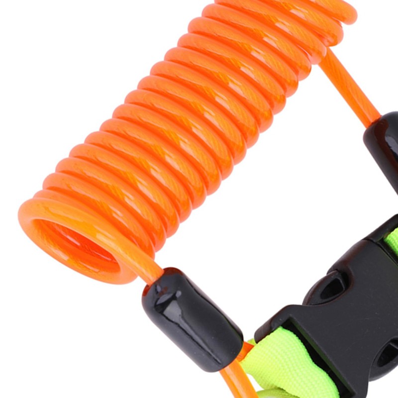 Frdhee Elastic Spiral Cable Diving Reef Hook Anti-Lost Spring Coil