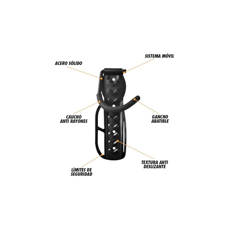 ALTREGO Soporte de Gancho de Acero para Colgar Bicicleta en