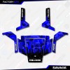 Factory EFX Inc Blue Savage Camo Graphics kit fits Polaris