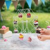 SOUJOY Ferris Wheel Cupcake Stand, 8 Cup Mini Cupcake Serving