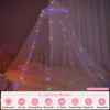 Beinou Bed Canopy for Girls with Timer Remote Canopy Bed