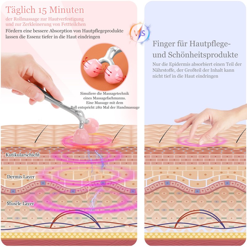 3D Face Roller Massage Face Massager