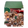 Maqueta De Madera Familia Granja Juego Didáctico Montessori