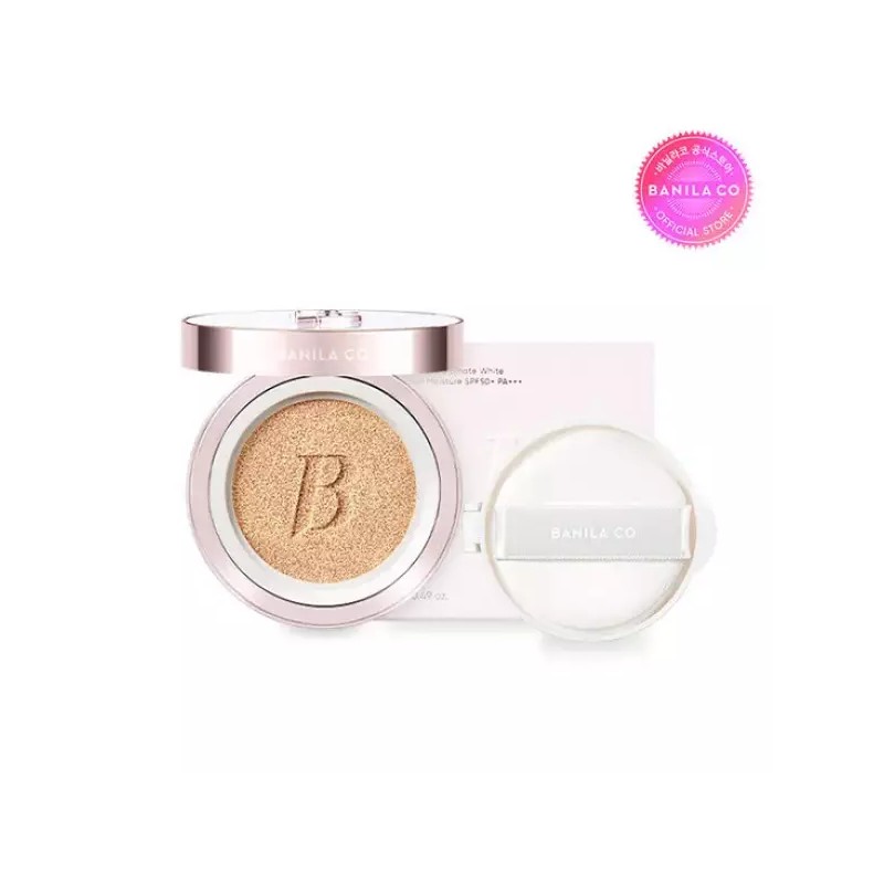 Banila Co. [더블쿠폰5%][바닐라코] 커버리셔스 얼티밋 화이트 쿠션 모이스처 세트 (본품+리필)